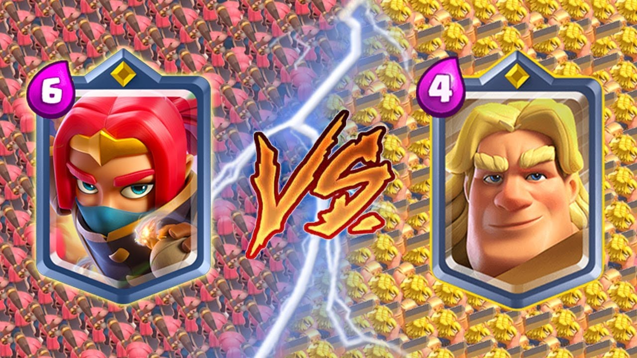 BOSS BANDIT VS GOLDEN KNIGHT - Clash Royale Challenge