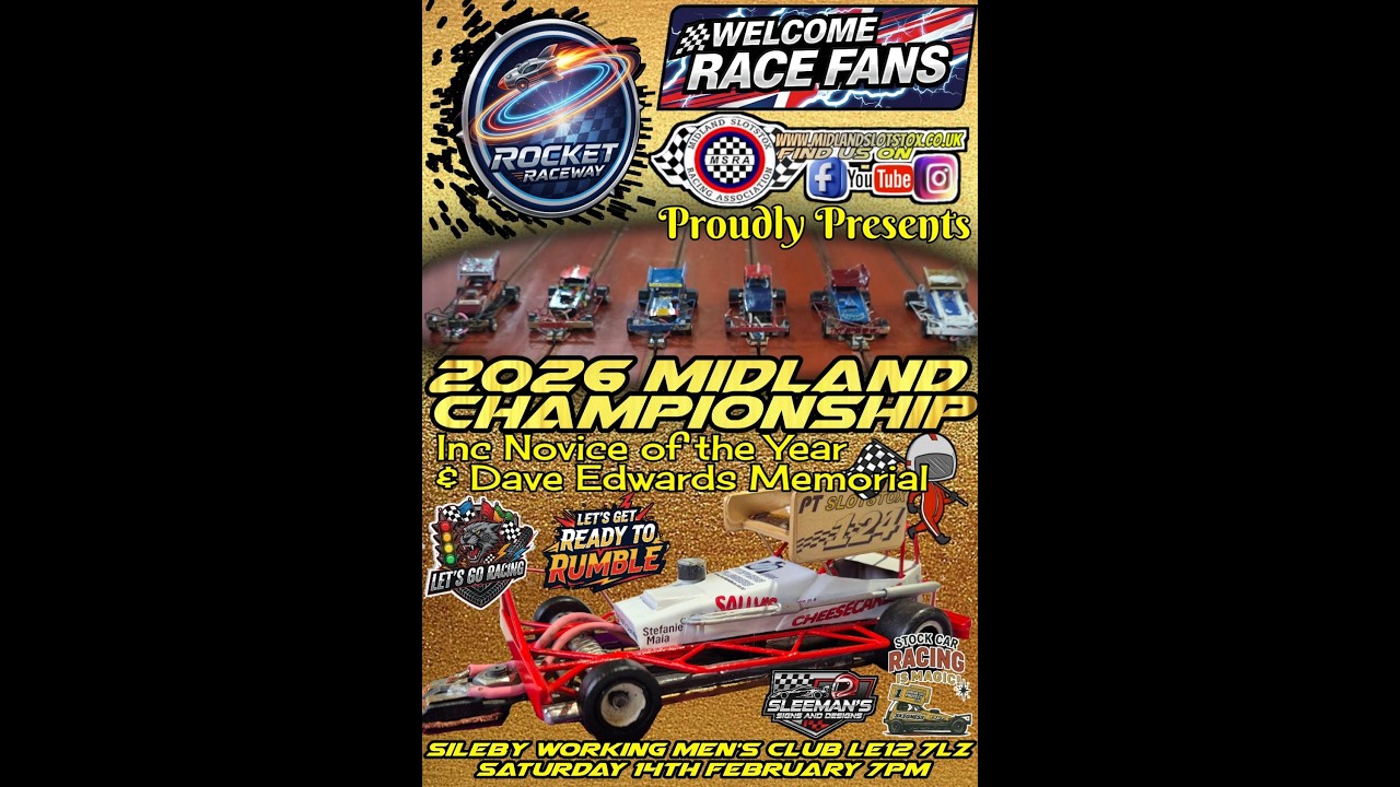 The 2026 Midland Championship Final - 14th Feb 26 - Rocket Raceway, Sileby