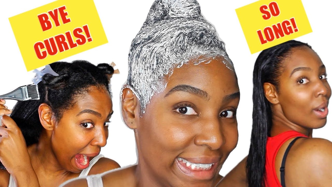 I RELAXED MY HAIR! FIRST RELAXER IN 10 YEARS! + LENGTH CHECK