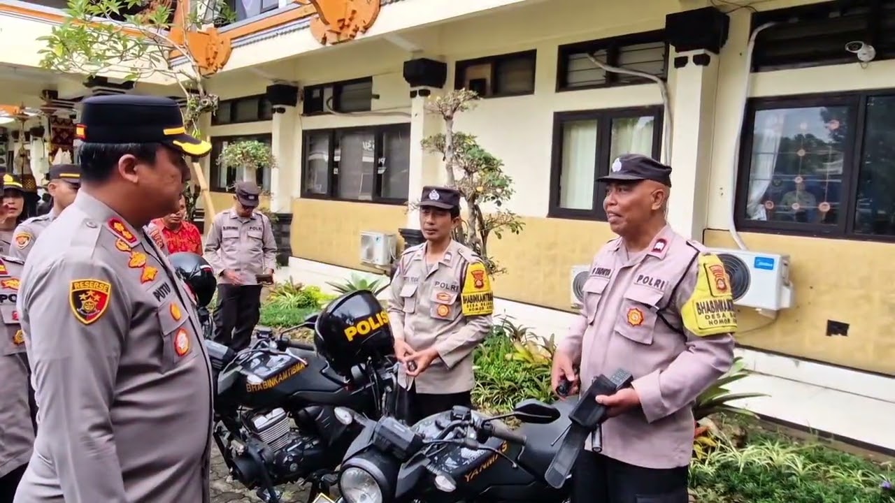 Kapolres Tabanan memimpin langsung apel pagelaran Bhabinkamtibmas Polres Tabanan 