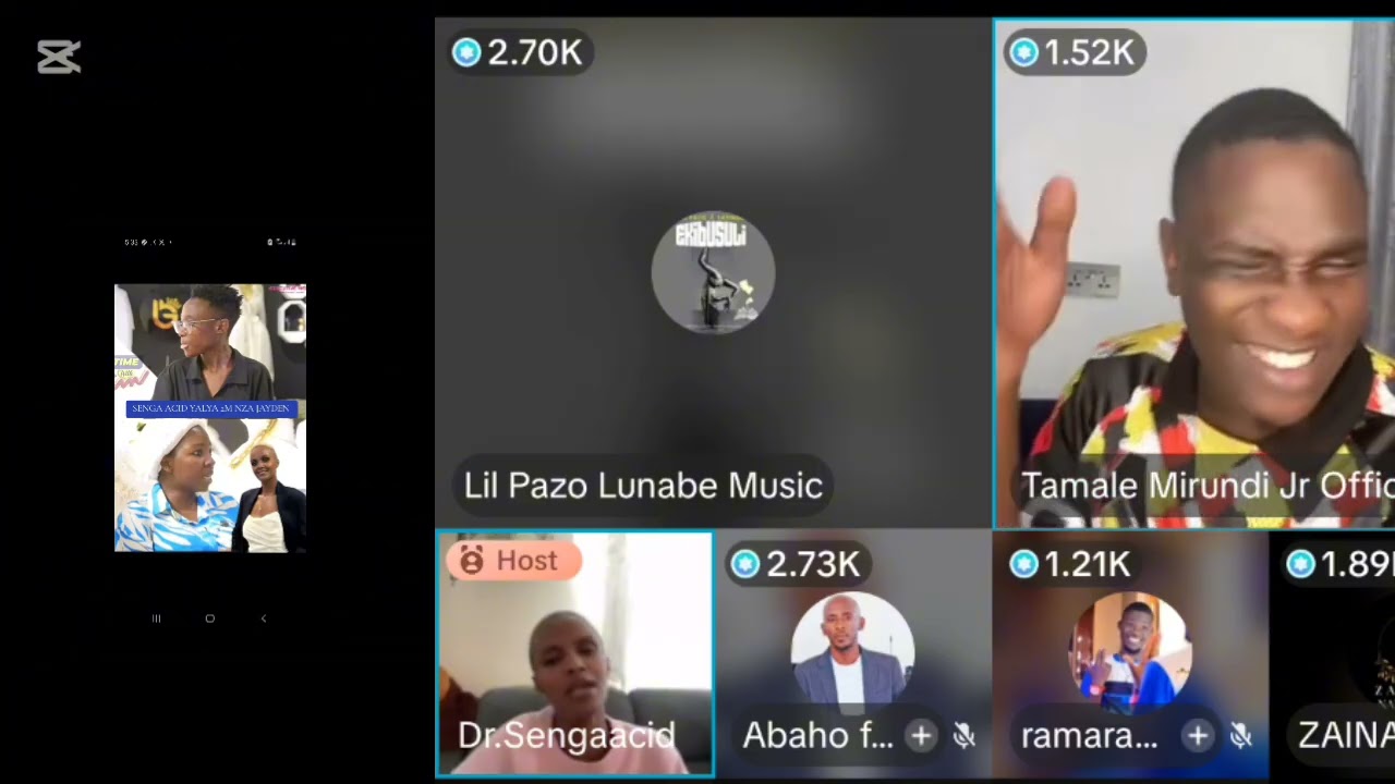 Zubedah agamba senga acid Yalya senteza jayden