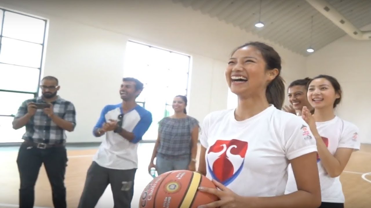 Miss India 2018 finalists at Bennett University: Basketball Challenge
