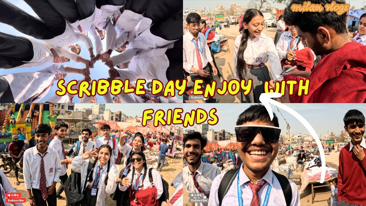 Scribble Day Part 2 🤪 | Full Masti With Friends