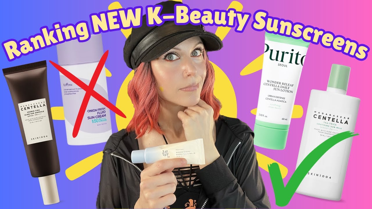 Рейтинг НОВЫХ солнцезащитных средств K-Beauty (выпуск 2024 года!)