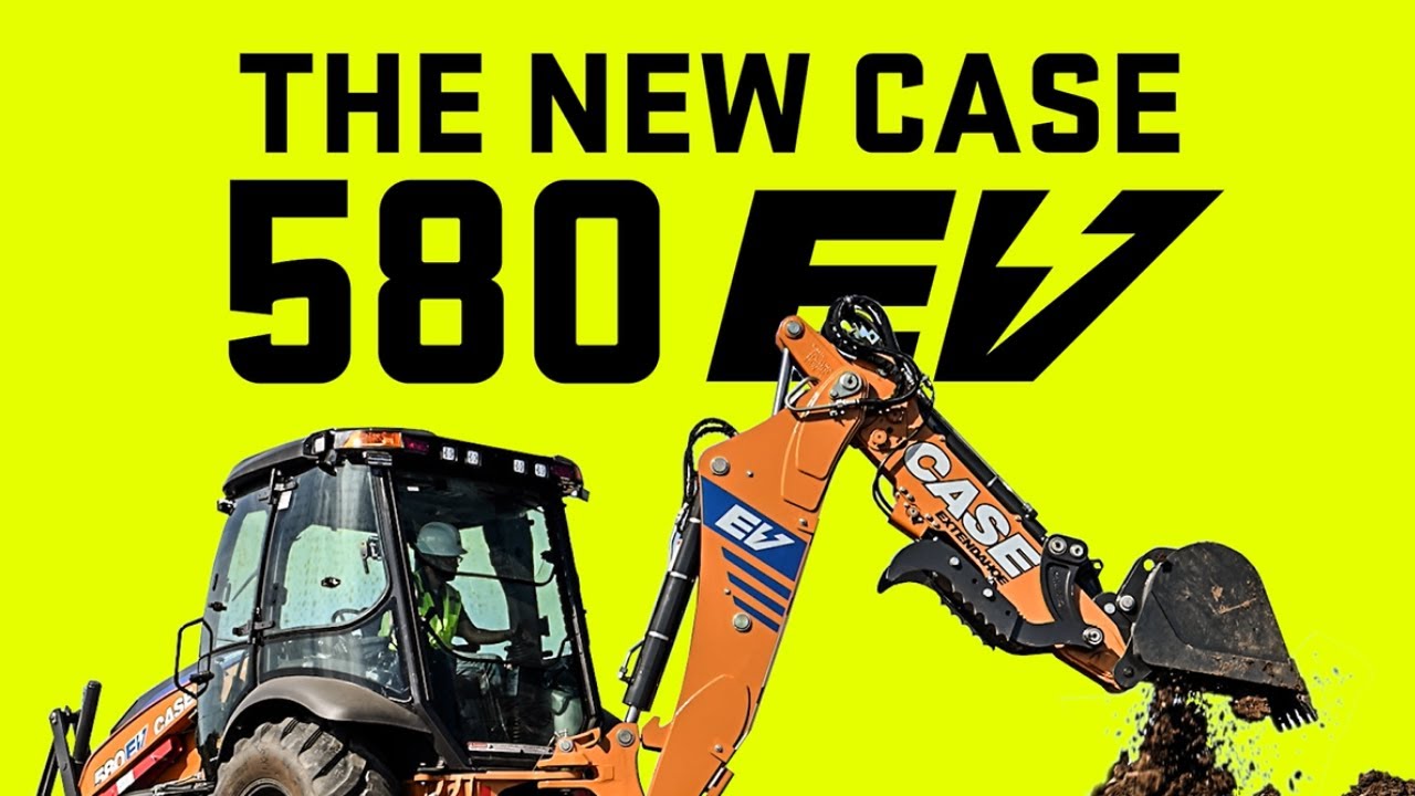 North America: CASE Introduces The World's First Purpose-Built Electric Backhoe Loader