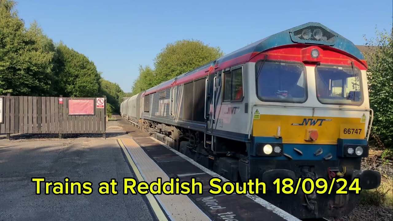 Trains at Reddish South 18/09/24