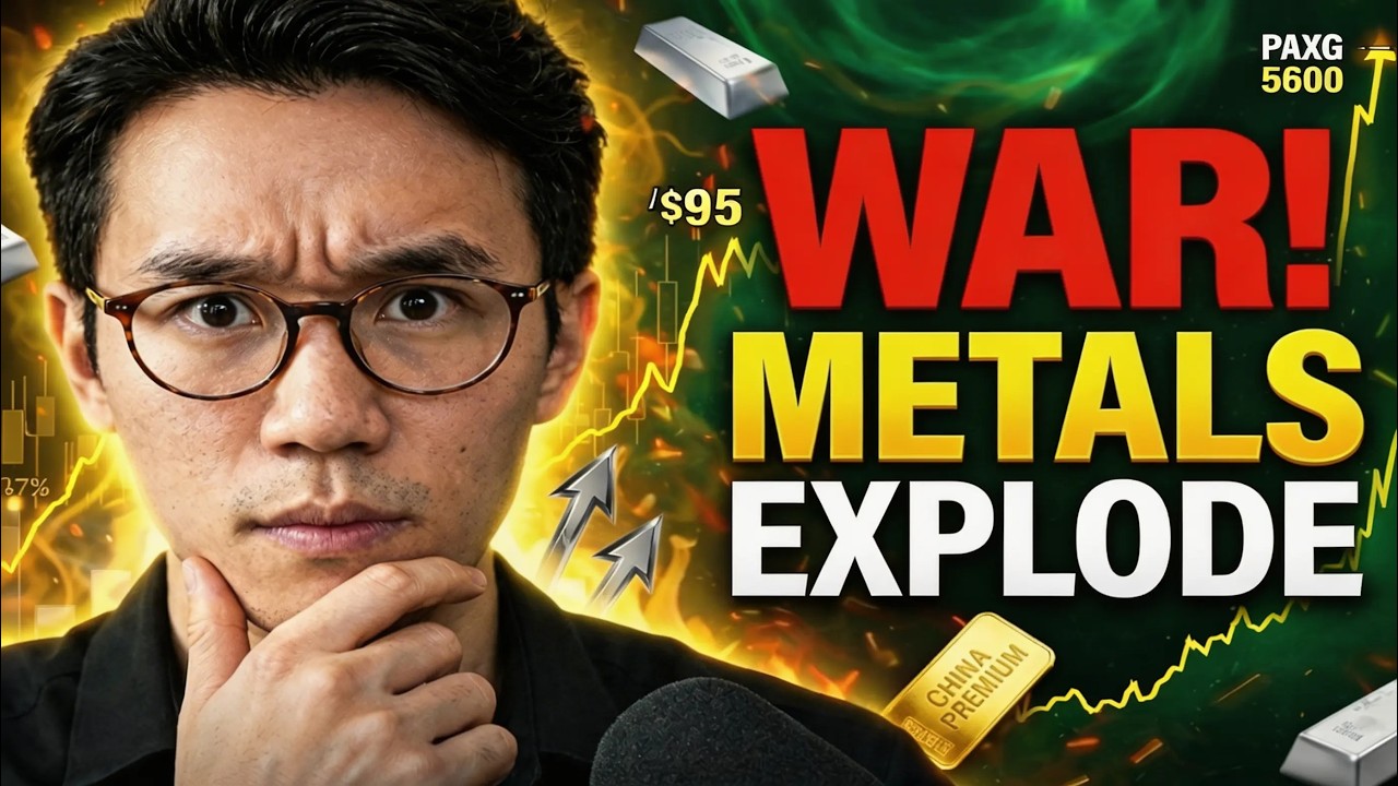 War DECLARED Silver Targets $95, PAXG $5,600 Near ATH &mdash; China Gold Premium Explodes to $282!