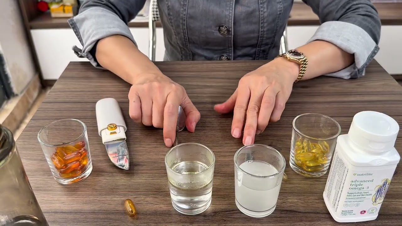 Demo sản phẩm Omega-3 (Nutrilite)