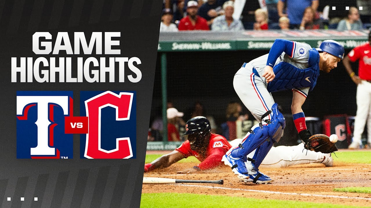 Rangers vs. Guardians Game Highlights (8/24/24) | MLB Highlights