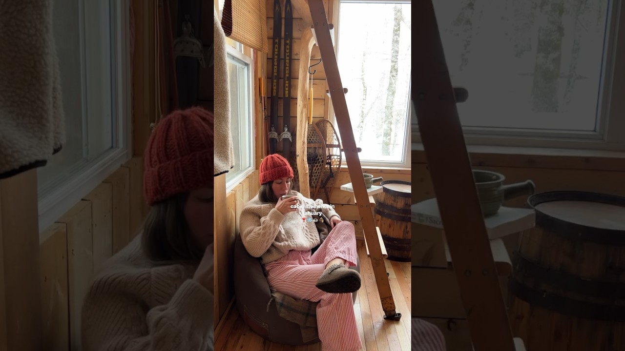 ❄️🩵 winter 🩵❄️. #offgrid #cozynature #cabin #vlog