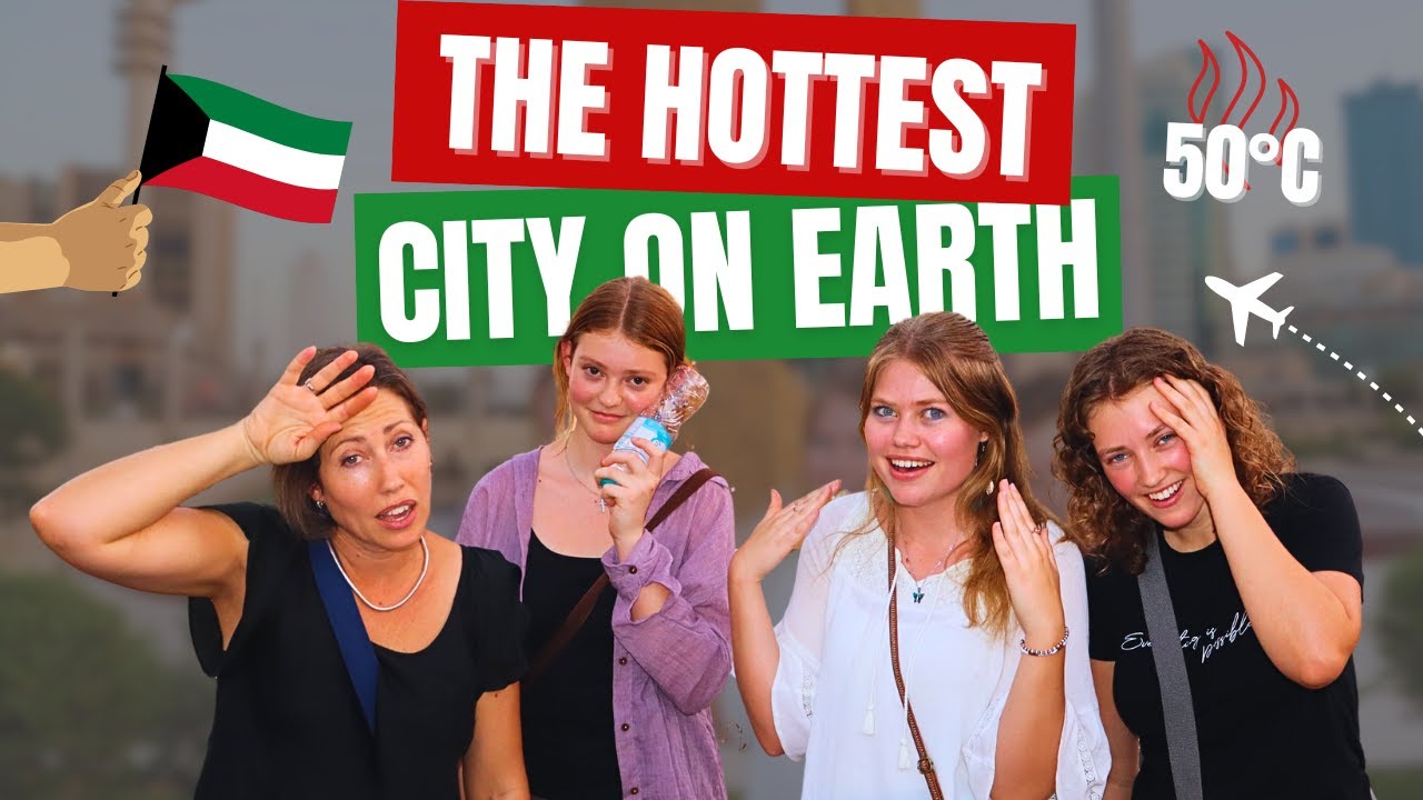 WELCOME TO KUWAIT!!! 🇰🇼❤️ First Impressions of Hottest City on Earth 😳 | 197 Countries, 3 Kids