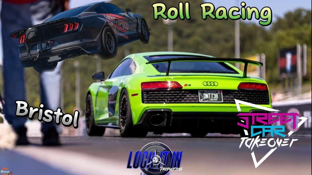 Roll Racing Bristol Street Car Takeover 190 MPH passes!!!