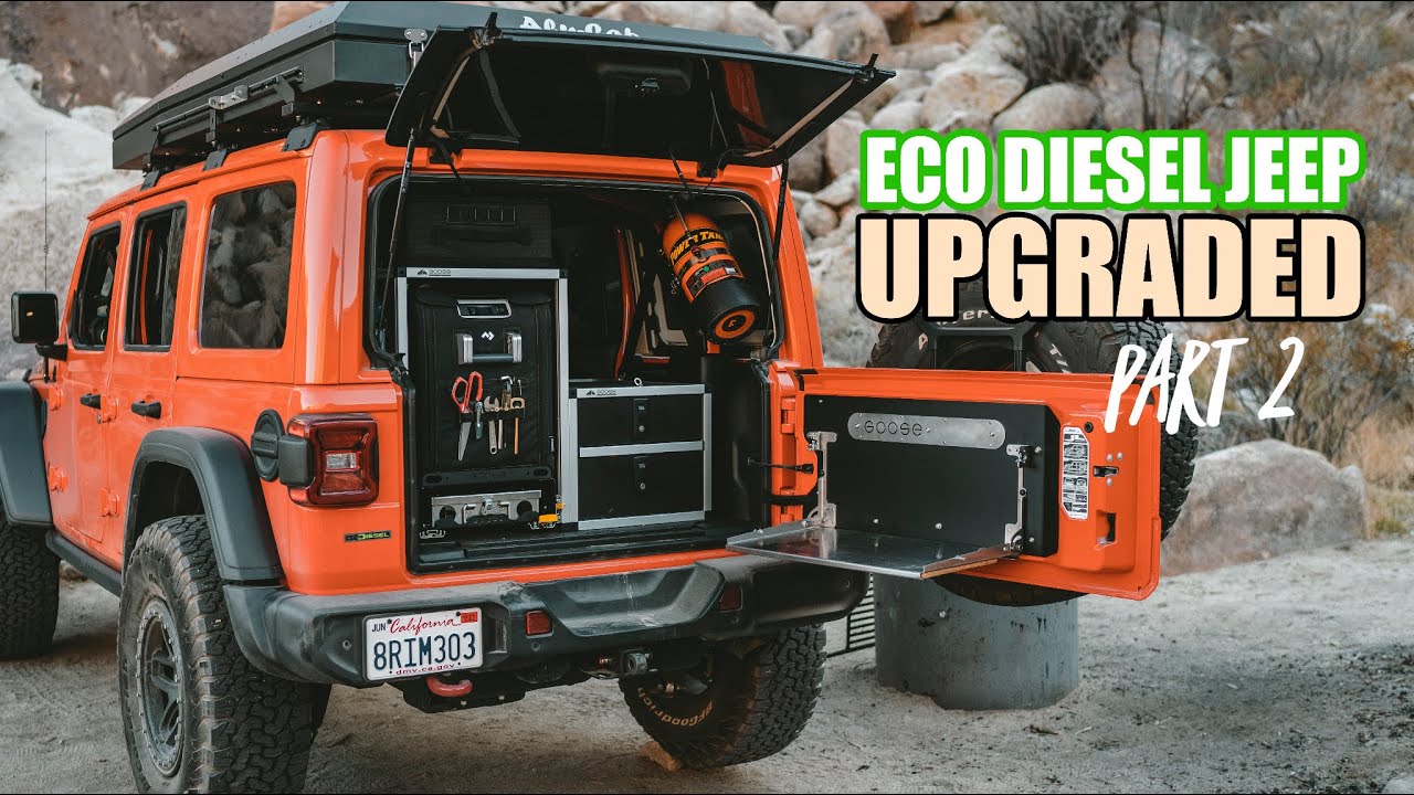 Jeep Eco Diesel, UPGRADED - Interior BUILD OUT - Part 2 of 2 -