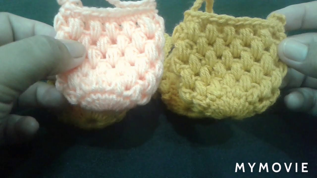 Uncang Telur Puff Stitch.