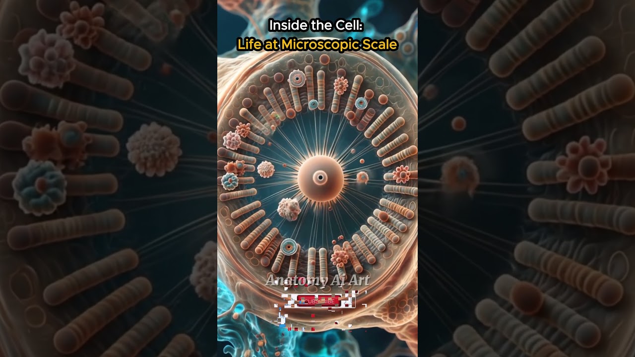 Inside the Cell: Life at Microscopic Scale #InsideTheCell #CellAnimation #HumanCell #CellOrganelles