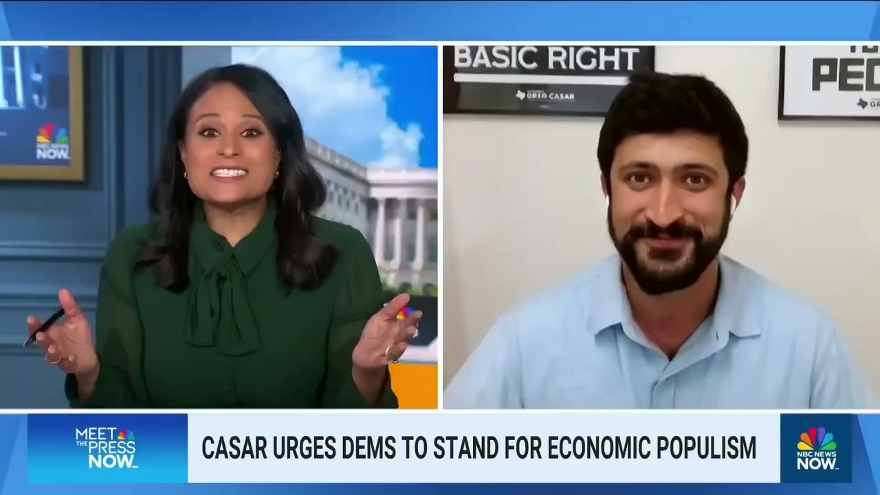 Congressman Greg Casar on Meet the Press NOW (May 29th, 2025)