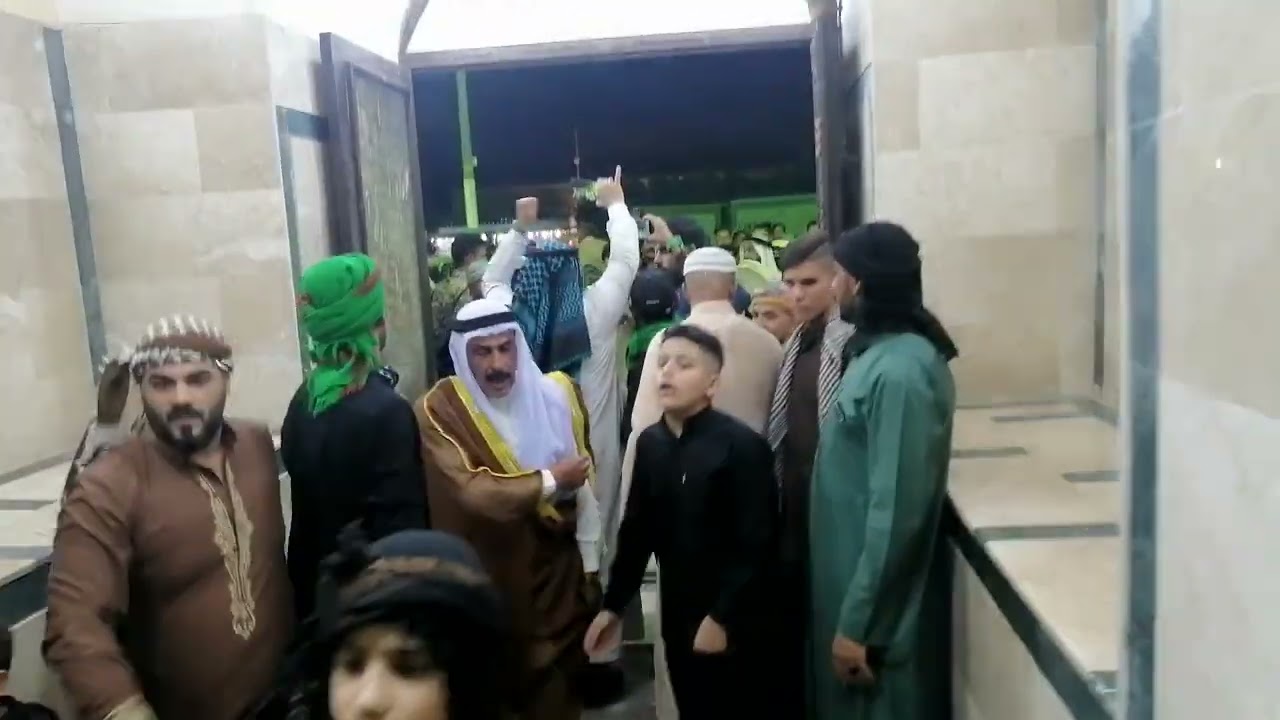 زوار سيد أحمد الرفاعي دخول قافلة الشيخ باسم ابو ثروت والمدح أحمد أبو محمد تاريخ ٢٠٢٢/٩/٢٨نر جوالقبول