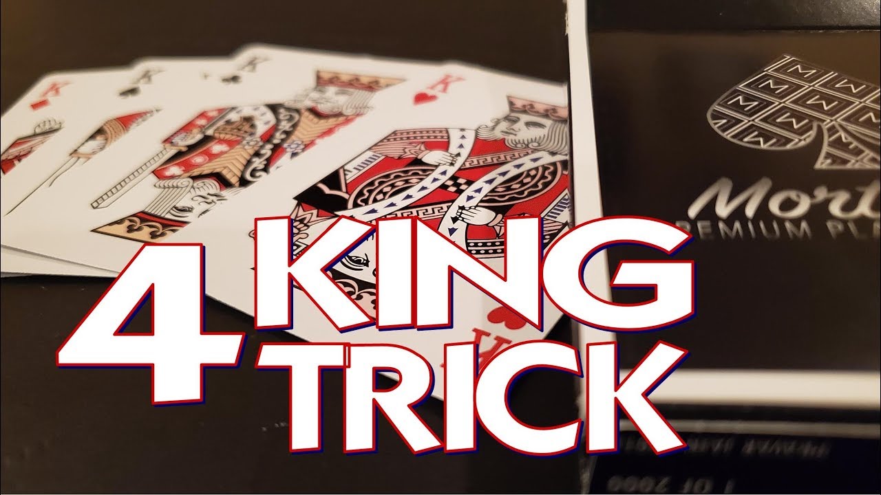 Card Magic Trick: Spectator Cuts to the Kings