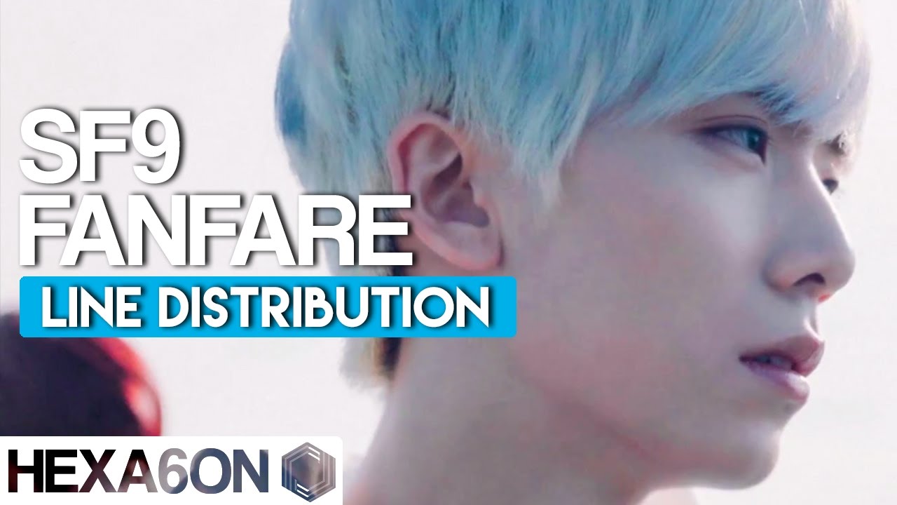 SF9 - Fanfare Line Distribution (Color Coded)