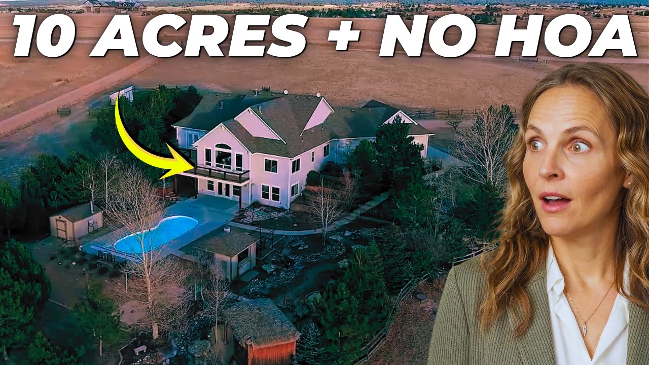 This 10-Acre Colorado Home Has a Pool, Putting Green & NO HOA 😲
