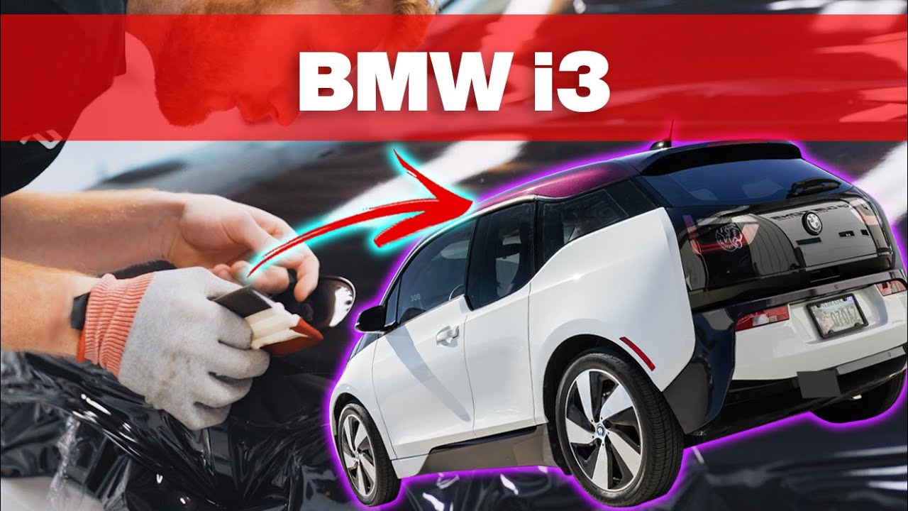 BMW i3 Gets Colorful Accents Wrapped (Inozetek Midnight Purple) [4K]