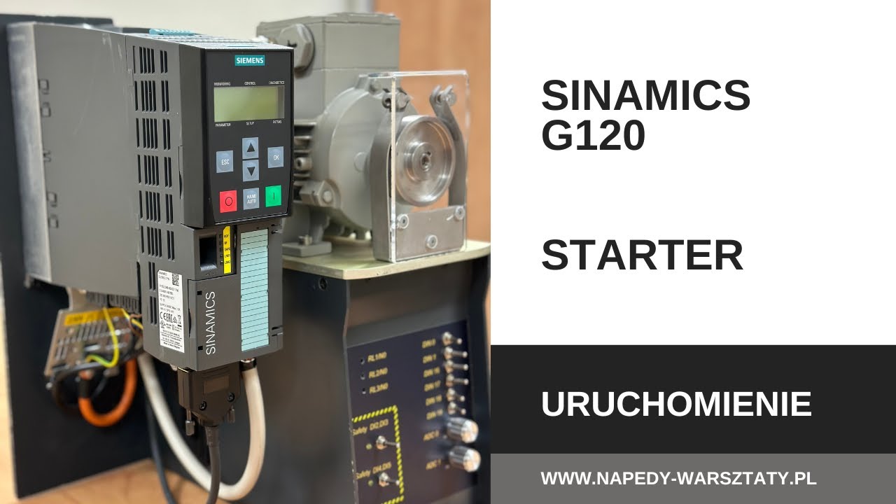 SINAMICS G120 - uruchomienie 