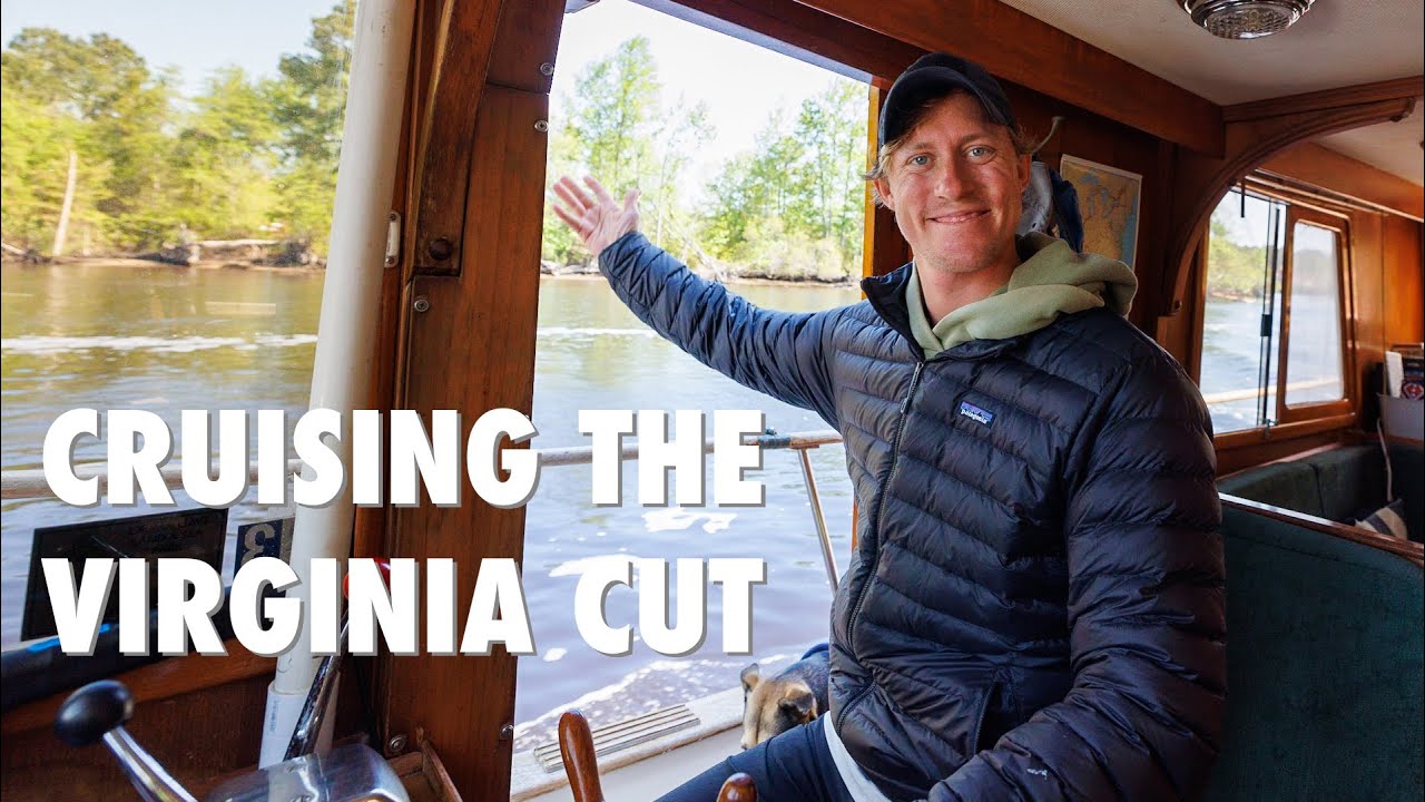 FREE DOCKS on the Virginia Cut in our Trawler (and Learning about the Battle at Great Bridge)