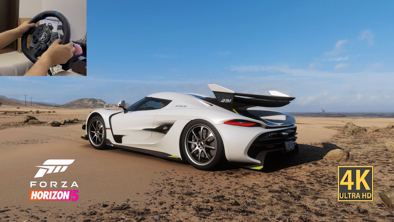 Fastest Car in Forza Horizon 5 | Koenigsegg Jesko | Logitech G923 Gameplay