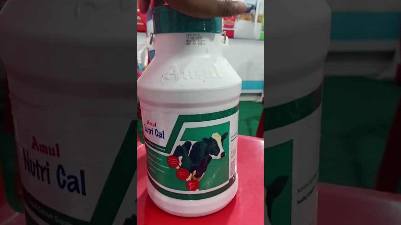 AMUL Nutri Calcium for best animal Health and Milk production #milk #cow #agriculture #amul