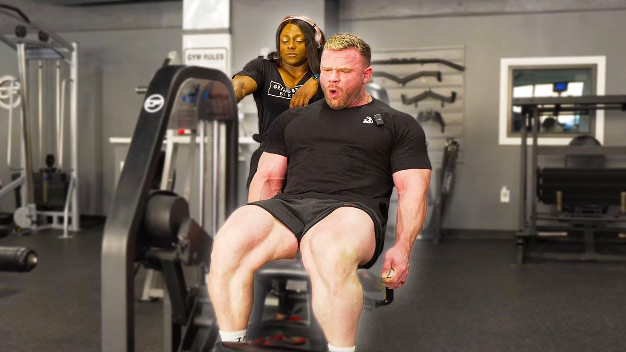 I trained with 4x Olympia Andrea Shaw - Full Leg Workout