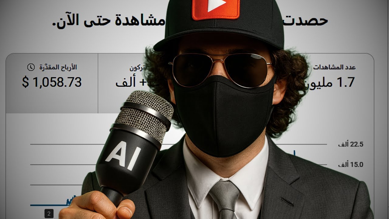 صوت الذكاء الاصطناعي الذي حقق لي 1.7 مليون مشاهدة و1000$ من اليوتيوب