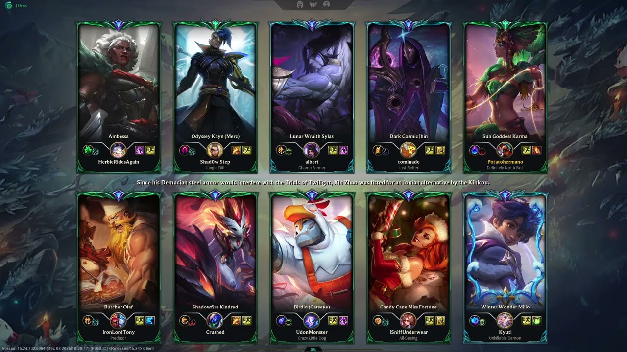 League of Legends, Ranked Solo - Game 209