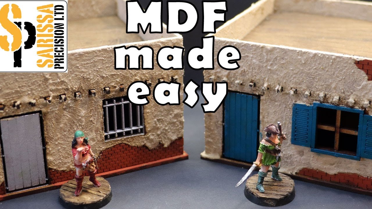 Really easy wargaming terrain || MDF kits from Sarissa || Blood & Plunder, SBG, 40k etc