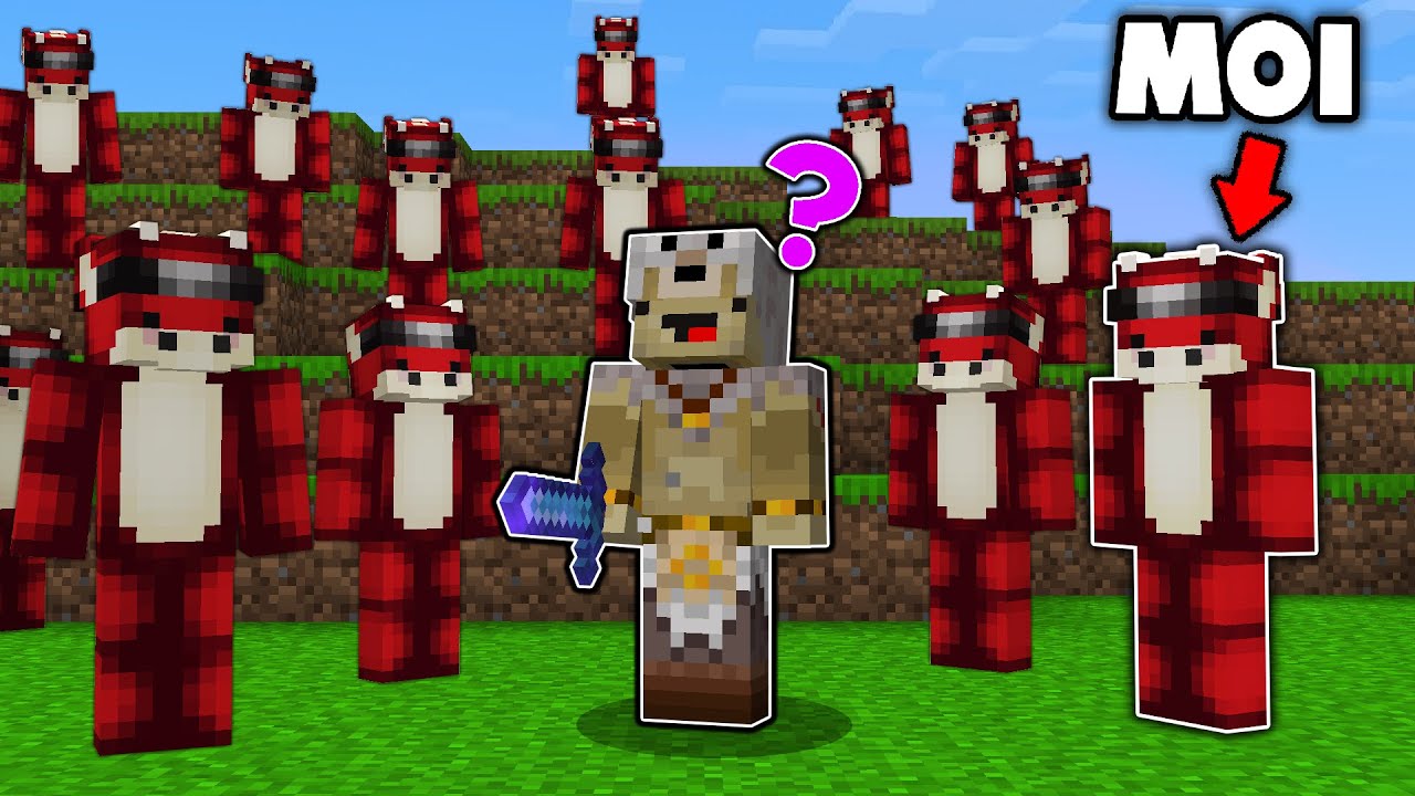 J'ai Triché grâce à 4597 Clones de MOI sur Minecraft..