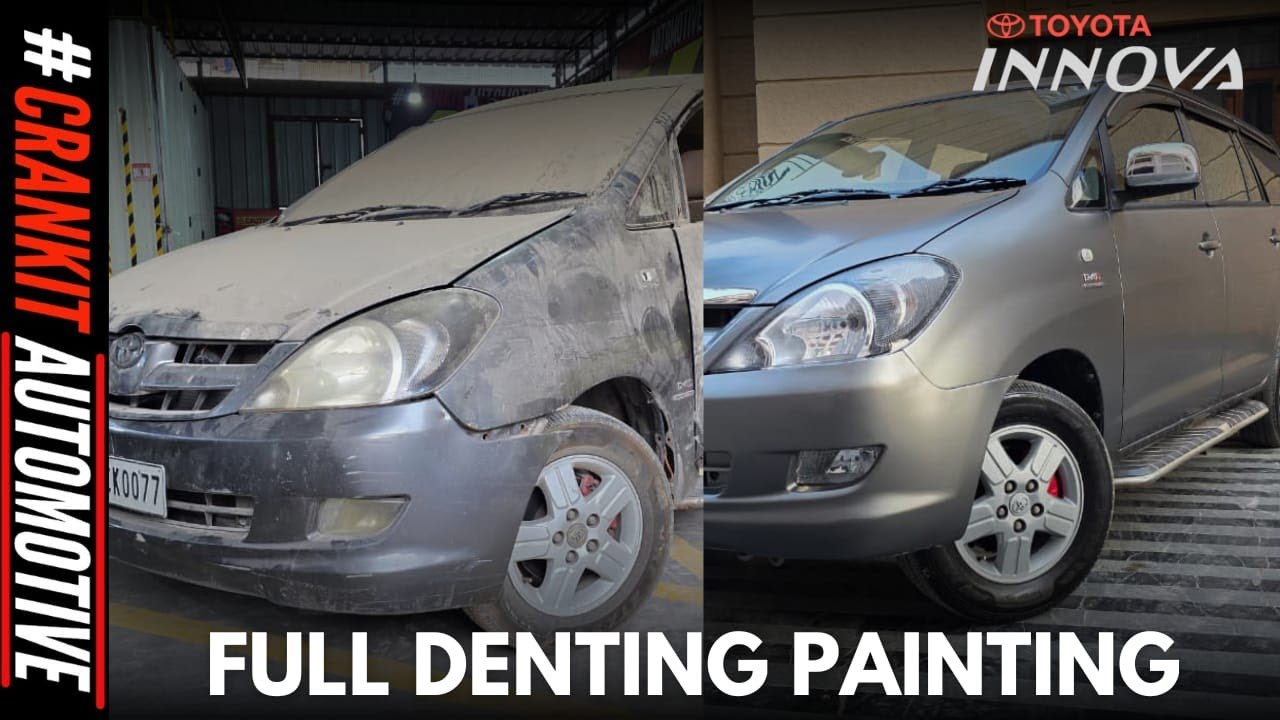 Best Car Full Denting and Painting in Pune | Toyota Innova Full Painting Pune