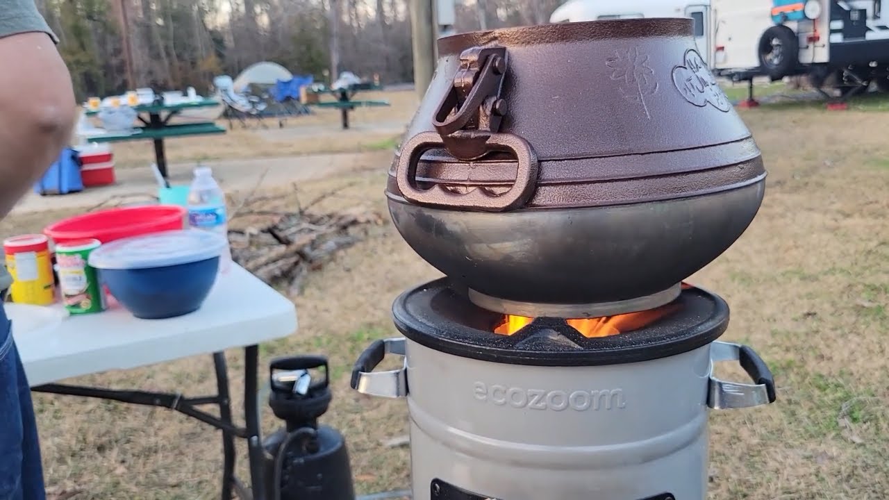 Afghan Pressure Cooker/ Rocket Stove/ and Beef Stew
