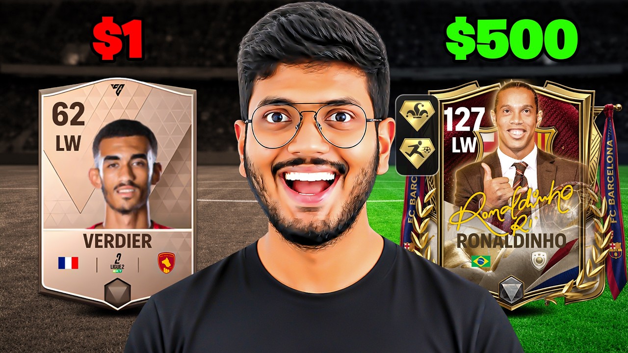 $1 vs $10 vs $50 vs $100 vs $500 Squad Upgrade on FC MOBILE