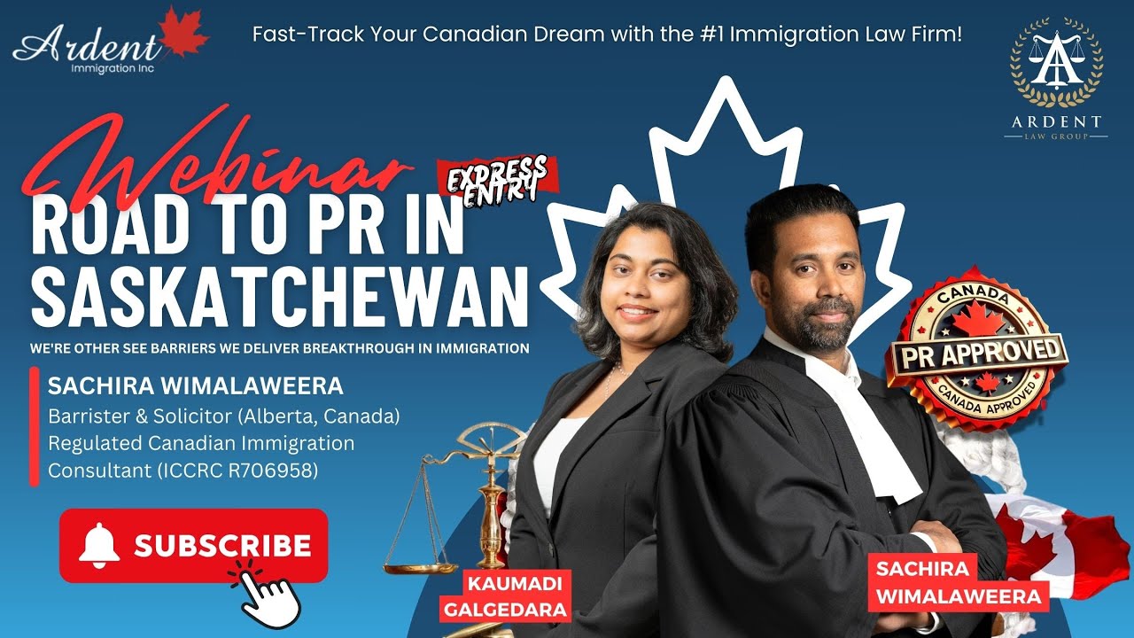 Fast Track Your Canadian PR Ardent Immigration's Guide to Saskatchewan PNP & Express Entry #canadapr