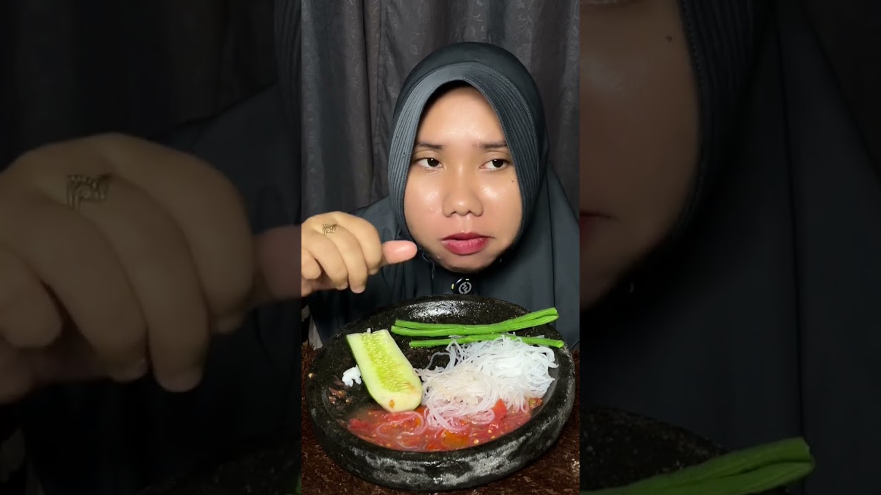 Isian cob3ek hari inj ada soun,timun,kacang panjang‼️‼️#mukbang 