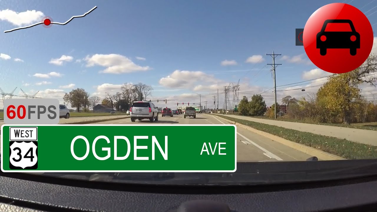 U.S. Route 34 WB, U.S. Route 30 (Oswego, IL) to Somonauk, IL | VirtualRoad
