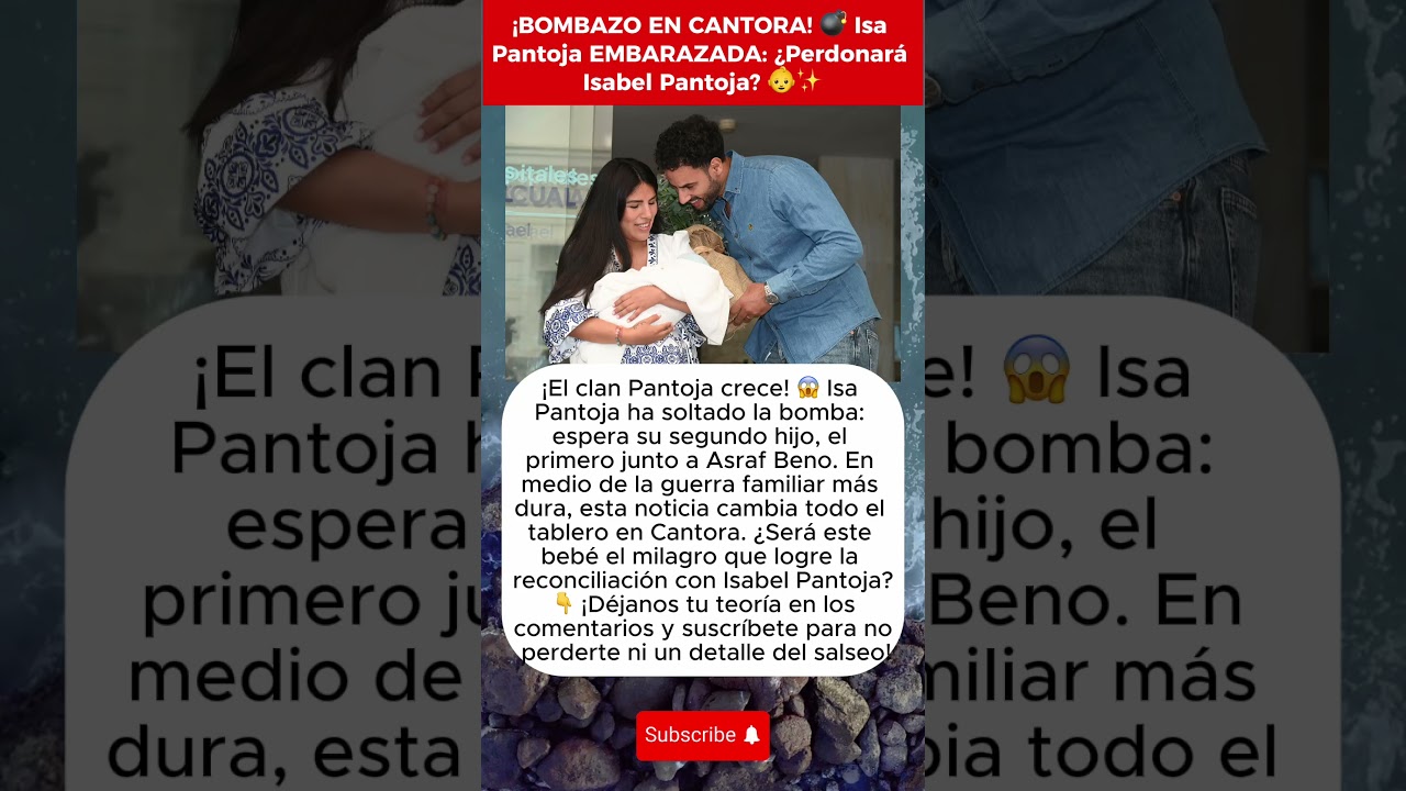 Isa Pantoja confirma su embarazo con Asraf Beno