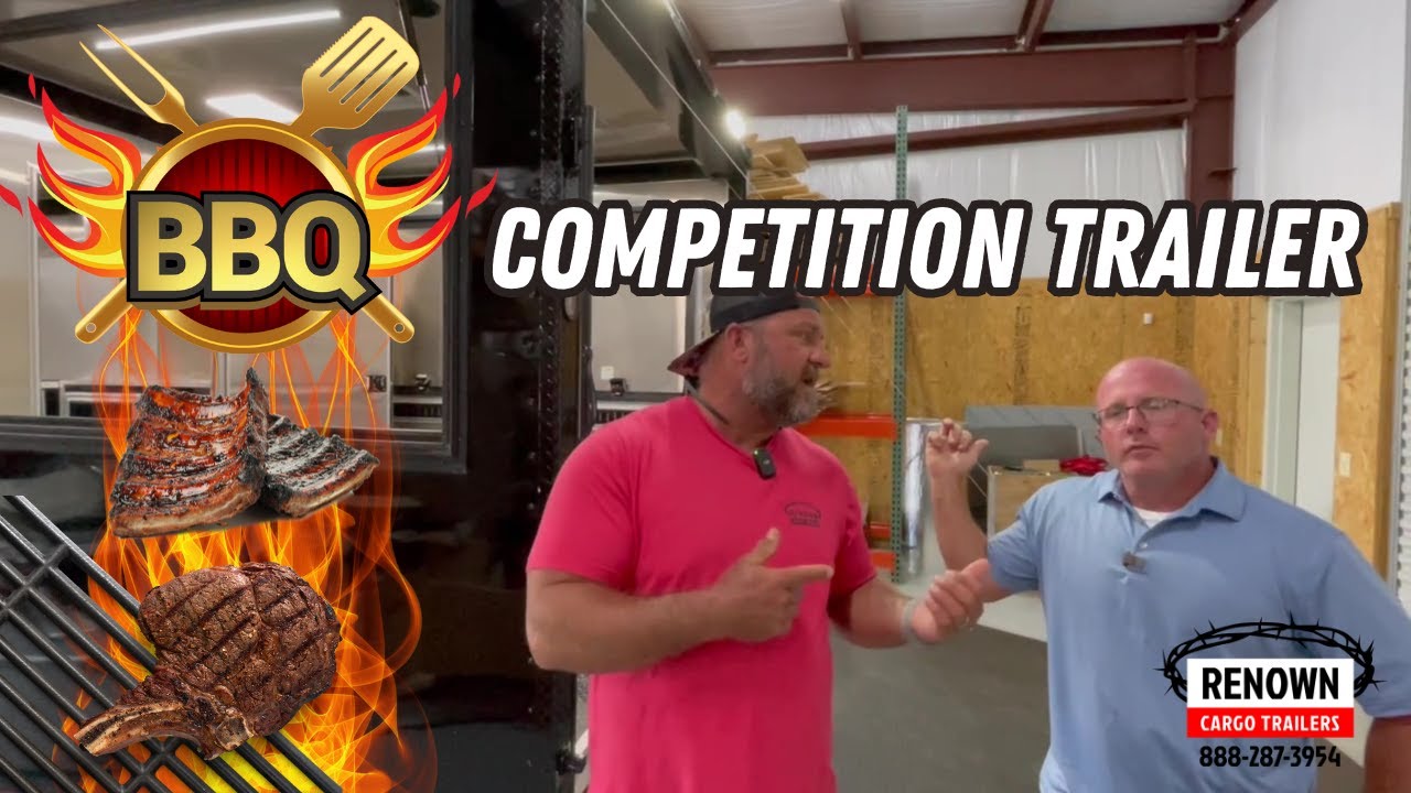 Ultimate BBQ Competition Trailer Tour | Renown Cargo Trailers with Lane & Garrett