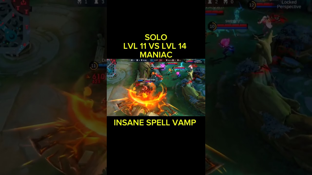 Insane Maniac Crazy Spell camp Mlbb #mobilelegends #ml #mlbb #maniac