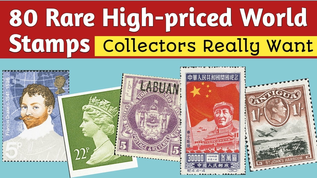 Rare World Stamps Collectors Really Want | Most Expensive Postage Stamps - Part 8