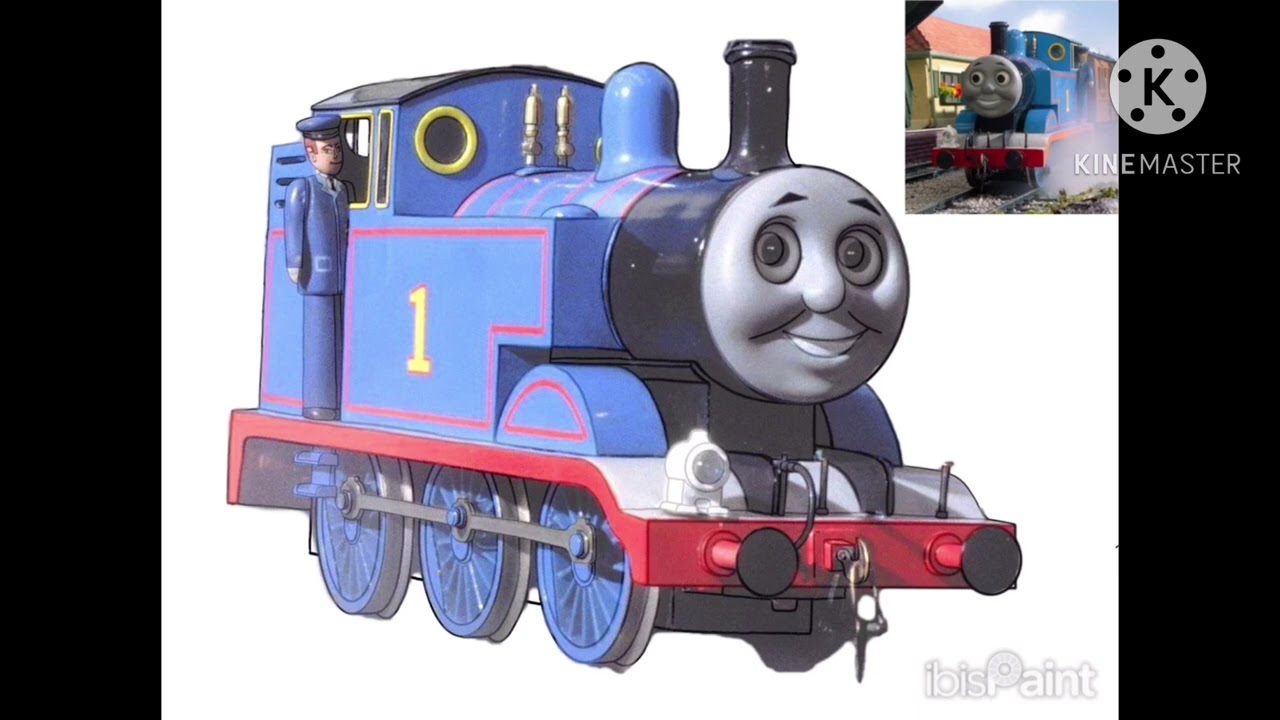 Aaron and Friends Speedpaints #1: Thomas the Tank Engine.