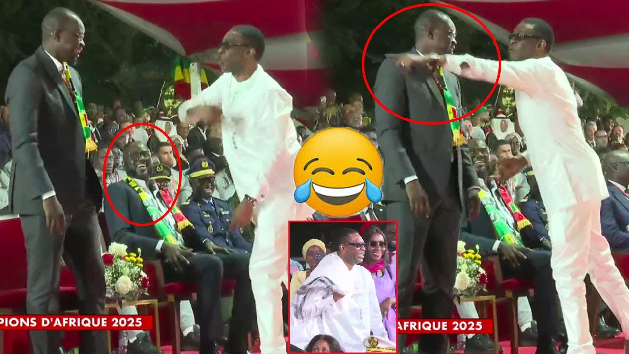 Sonko raille Youssou Ndour devant El Malick qui s'éclate de rire 