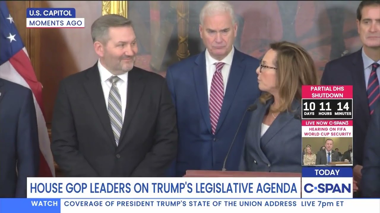 Chairwoman McClain delivers remarks at the House Republicans Press Conference