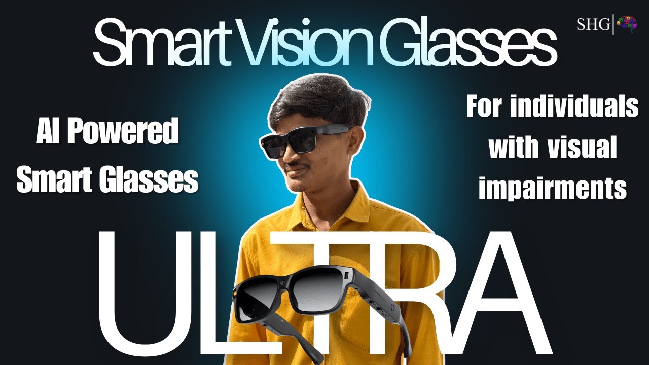 Smart Vision Glasses Ultra | AI Assistive Smart Glasses for the Visually Impaired