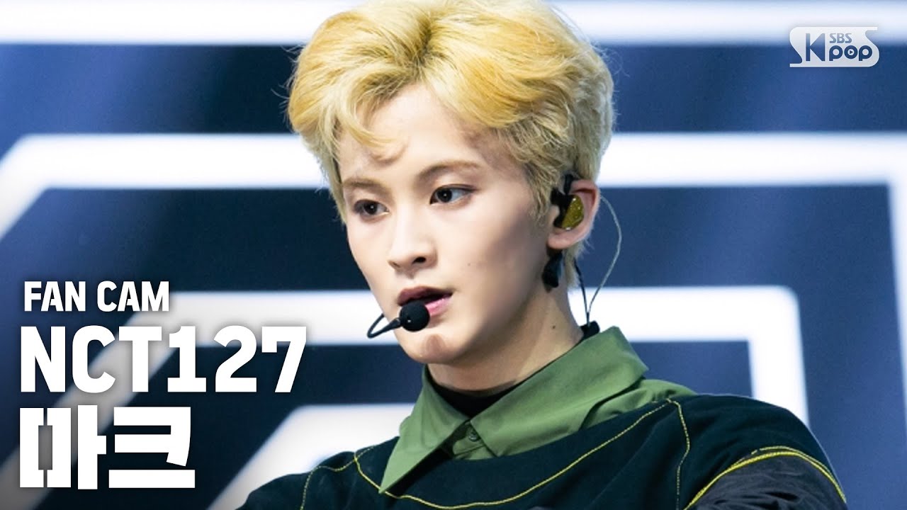 [안방1열 직캠4K] NCT127 마크 'Superhuman' (NCT127 MARK Fancam)│@SBS Inkigayo_2019.5.26