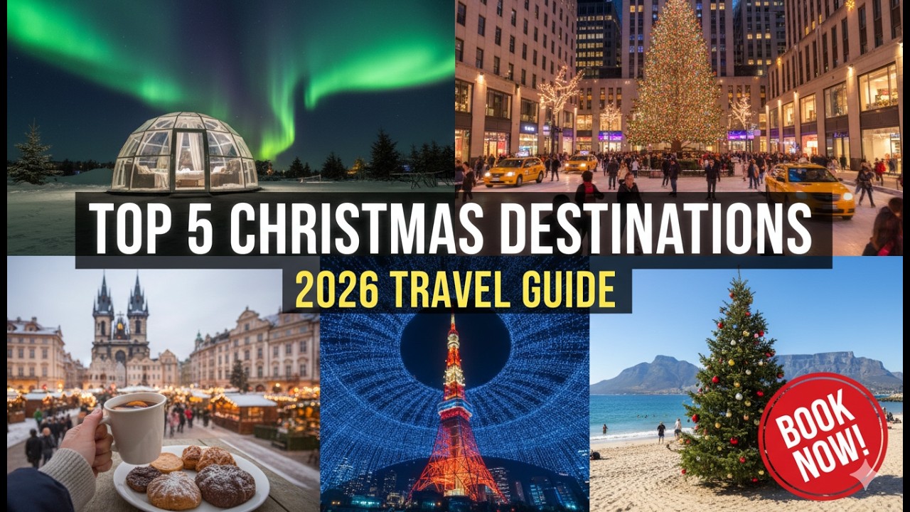 🎄 Top 5 Christmas Destinations for 2026: Book NOW for an Unforgettable Holiday!